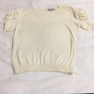 Teri Jon sportswear ivory sweater